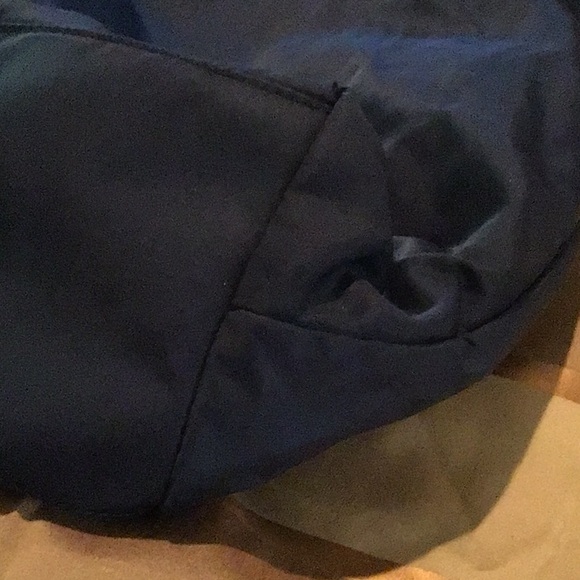 Tory Burch Tote Hobo Stacked Nylon Navy Bag - Picture 4 of 13